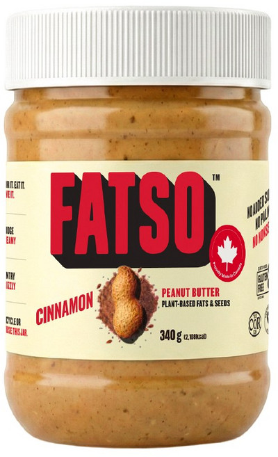 FATSO 팻소 MCT 슈퍼씨드 땅콩버터 시나몬, 1개, 340g