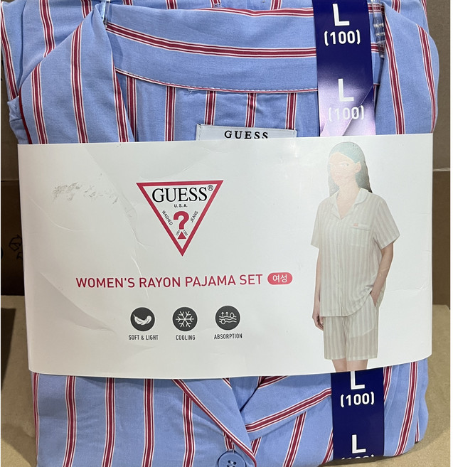 게스 여성 레이온 파자마셋트