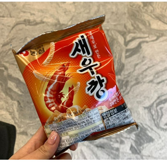 농심 새우깡, 30g, 4개