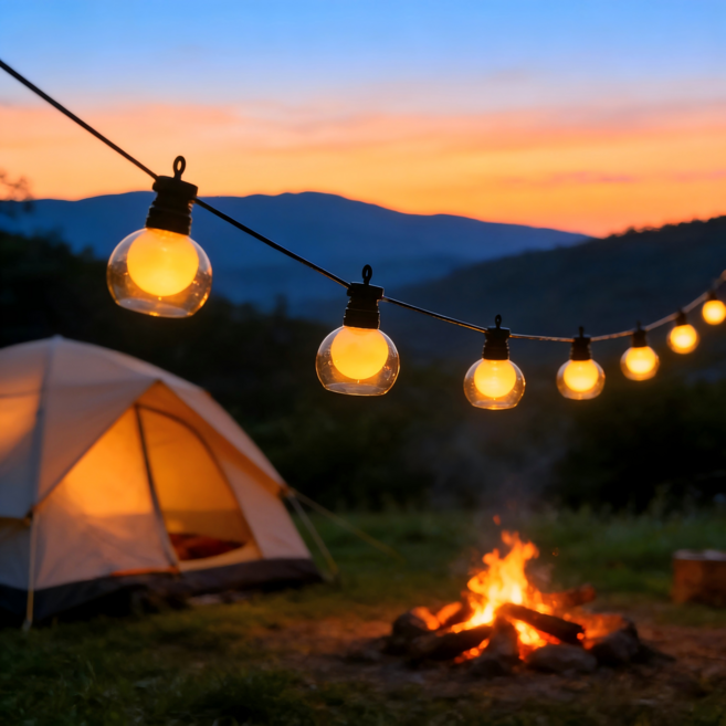 오징어등 LED줄조명 10M20구 파티라이트 야외파티등 전등선 캠핑장전구 큰 앵두등 루프탑 램프 스트링전선 카페 줄전등 테라스 주차장 야외등 방수 행사장 줄전구 알전구, 웜화이트, 1개