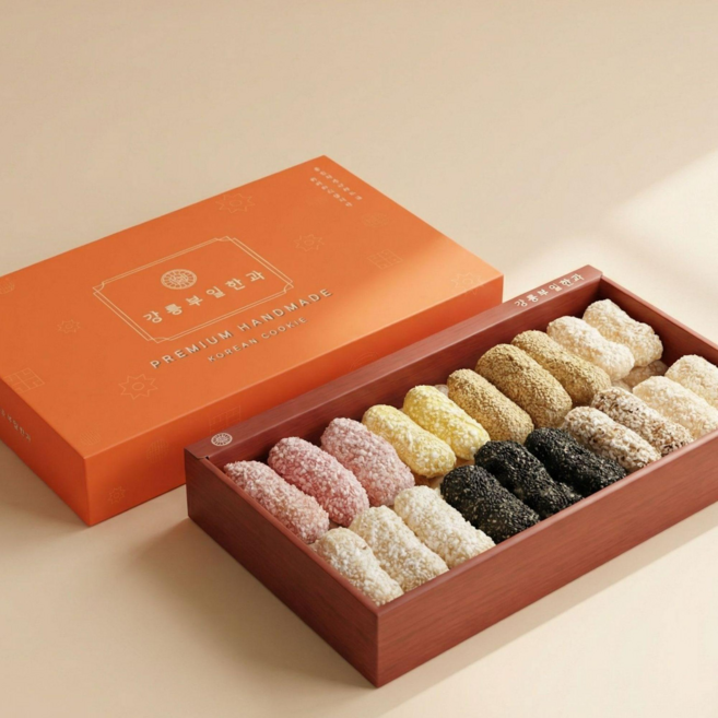 강릉부일한과 소담 수제한과 명절선물세트 2단