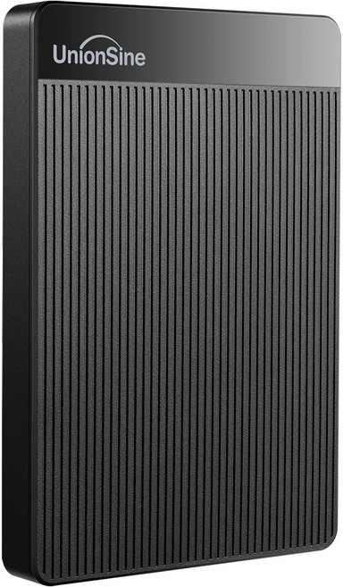 UnionSine 휴대용 외장하드 USB3.0 / 대용량 / 노트북 PC 맥 호환, BLACK, 500GB