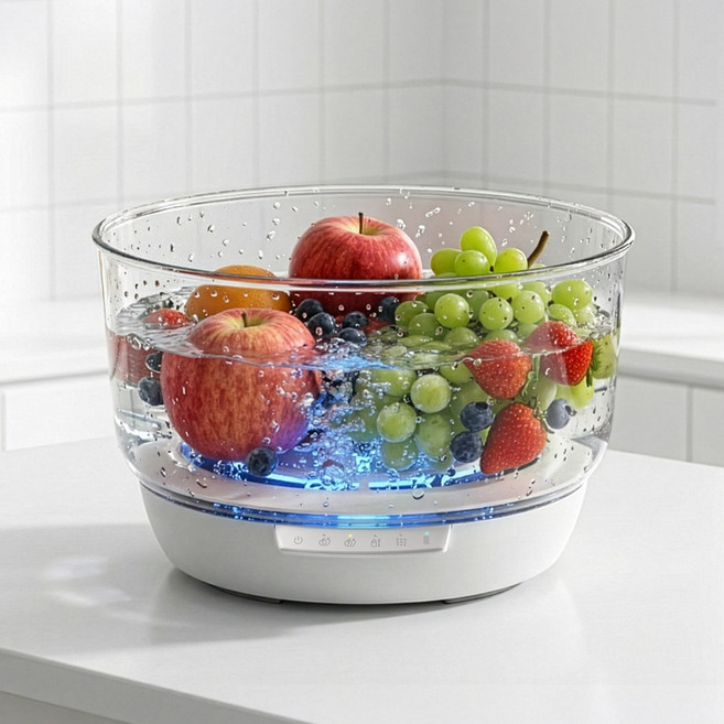 마이니모 과일 야채 세척기 버블 무선 채소 고추 가정용 6L 농약제거