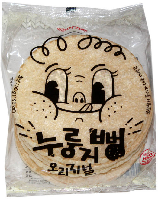 누룽지뻥, 1개, 50g