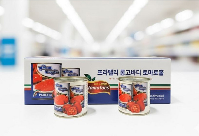 프라텔리롱고바디 포모도리 필라티 토마토 홀, 800g, 4개