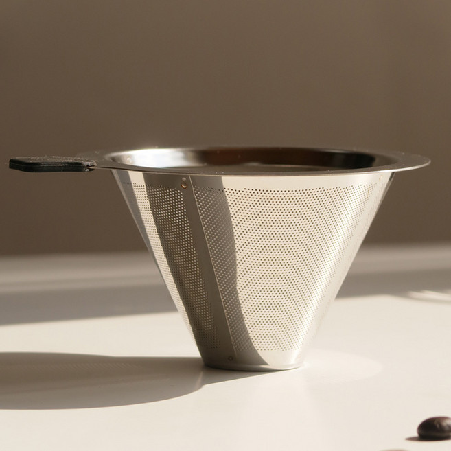 리모 핸드드립 304 스텐 커피필터 드리퍼, 단품, 1개, 140ml