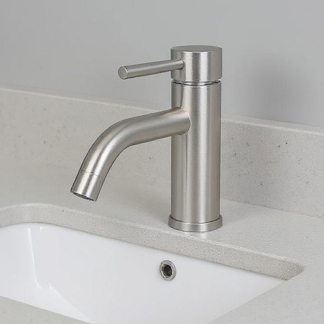 예스365 무광 원홀 세면 수전 스텐 SUS304 SX1-3001, 1개, 니켈