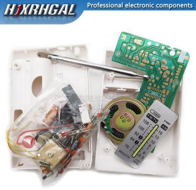 학습자용 DIY 전자 조립 세트 키트 CF210SP AM/FM 스테레오 라디오 실험실 7 월 드롭쉽