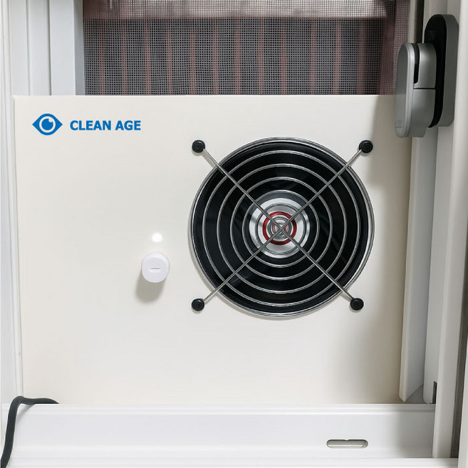 아즈텍 창문 거치형 욕실 환풍기 DC 저소음 BLDC 모터 강력 환기 전기세 절약 12만시간 장수명, 화이트