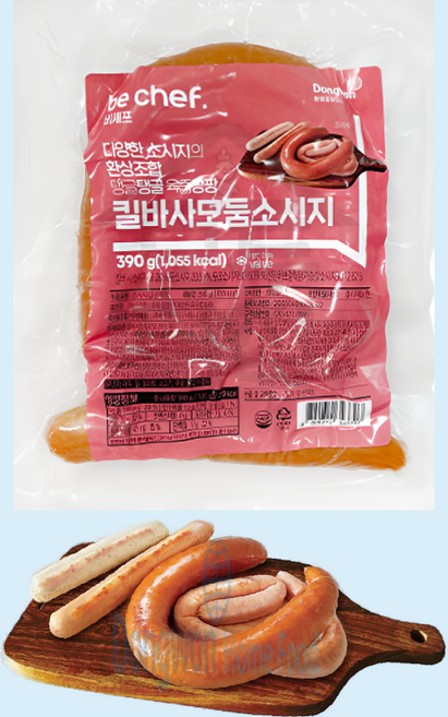 동원 비셰프 킬바사 모둠소시지, 1개, 390g