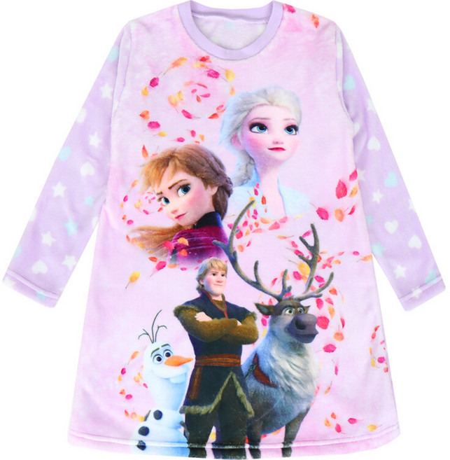 프리미에팜 겨울왕국 여아 라프 9부 수면원피스 VI