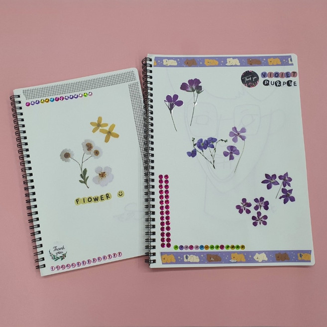 무지 크라프트 무선노트 A4 스프링, 1개