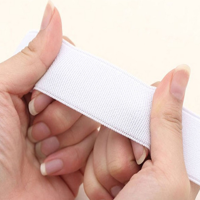 패션스타트 다용도 수선용 대용량 기능성 탱탱 고무줄 30mm X 27m, 1개, 화이트