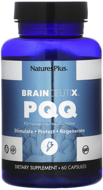 NaturesPlus BrainCeutix PQQ 20mg 캡슐 60정, NaturesPlusBrainCeutixPQQ20mg캡, 1개 - 쿠팡