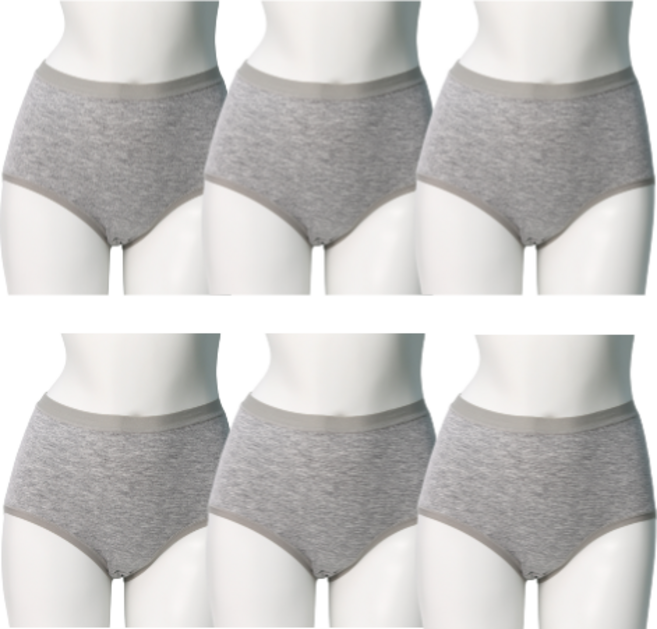 제이엘에스 엉낌없는 렌징 모달 면 노라인 여성팬티 6P