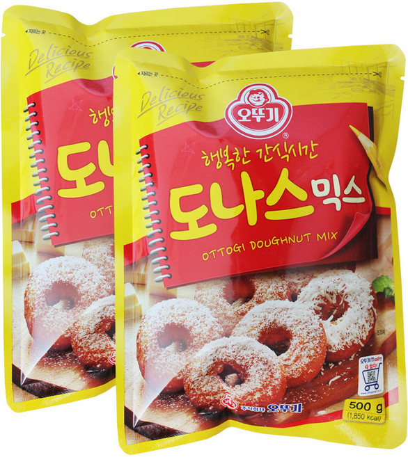 데일즈기획 오뚜기 도나스 믹스, 500g, 2개