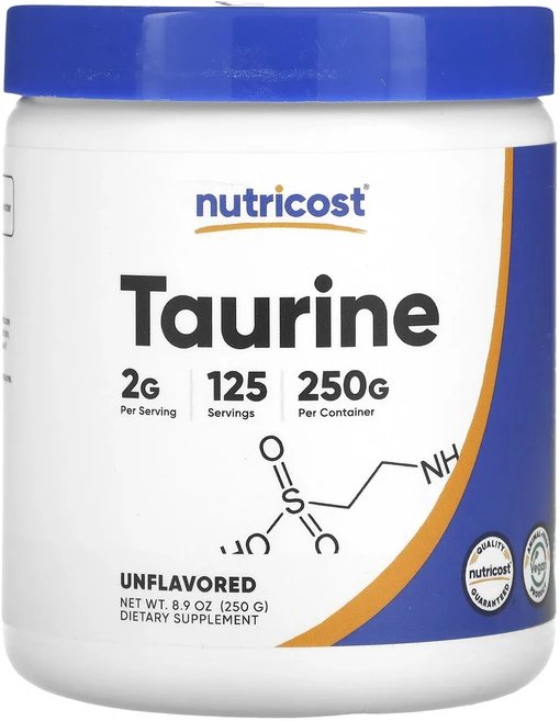 프리미엄상품 Nutricost 타우린 무맛 250g(8.9oz) 끝내주게잘나가는상품, Nutricost 타우린 무맛 250g89oz, 250g, 1 - 쿠팡