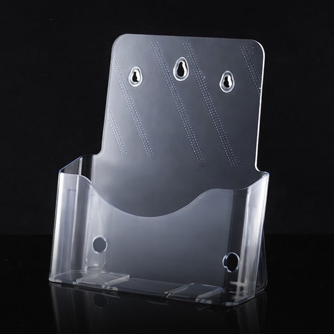 마벨인홈 공간활용 데스크 아크릴 리플렛 팜플렛 브로셔 카탈로그 꽂이 1단, 1개