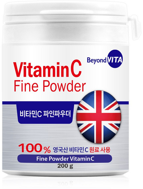 비욘드비타 영국산 비타민C 파인파우더 DSM, 200g, 2개