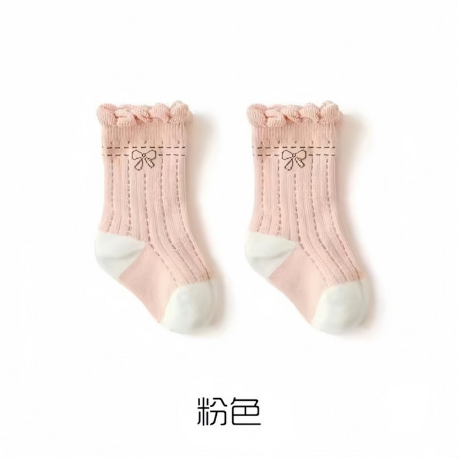 Nemo baby 兒童透氣襪 蝴蝶結網眼襪