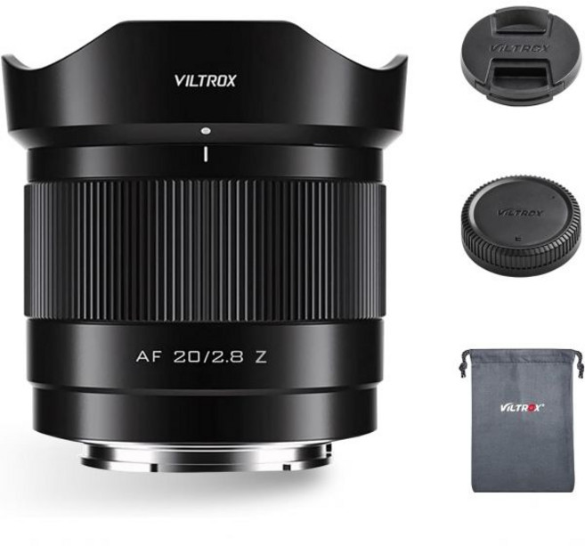 VILTROX 빌트록스 16mm f1.8 Z 렌즈 니콘 마운트 풀프레임 단초점 광각 자동초점 DF LCD 화면 AFMF 스위치 호환 Z5 Z50 Z6 Z6II Z7 Z7II Z, 20mm-2.8 Z