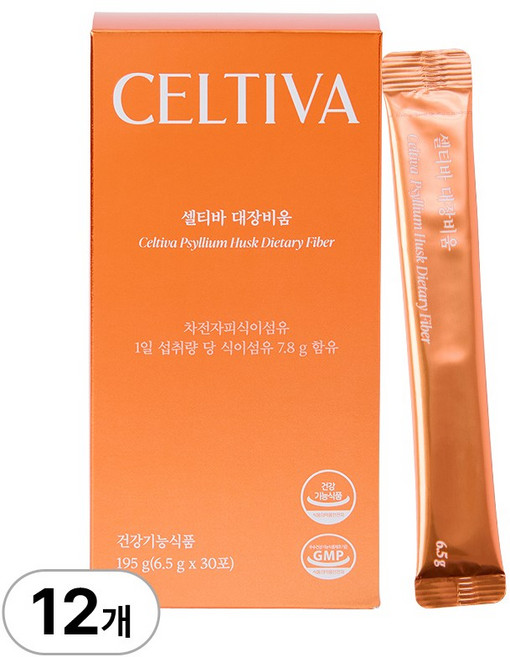 셀티바 대장비움 차전자피 식이섬유 (30포), 12박스