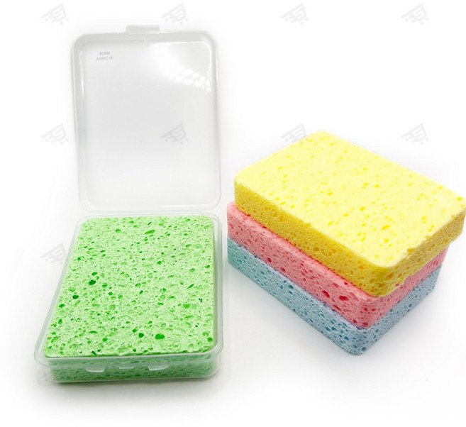 수채화 습식 스폰지 그림 수정 목재 펄프 스펀지 미술학원 준비물 GS3200080, B. 스폰지만 1P