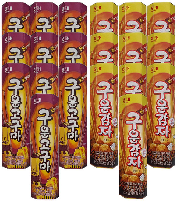 해태 구운감자 27g x 10개 구운고구마 27g x 10, 20개