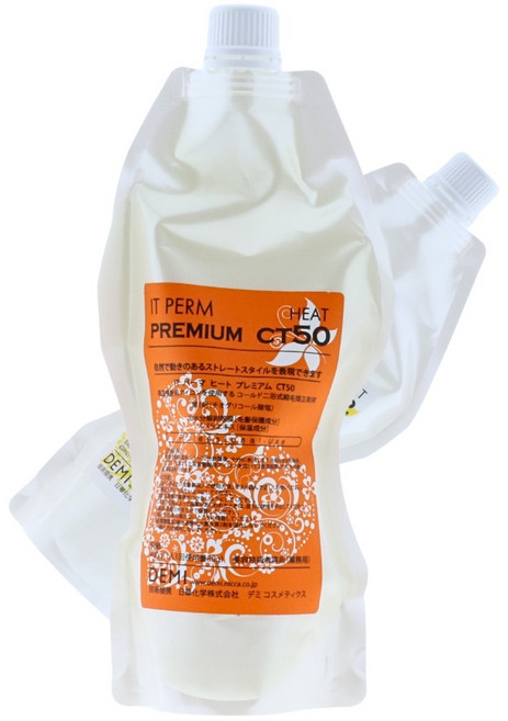 데미 우에보 잇 펌 히트 프리미엄 CT-50(손상모용) 1제+2제(리퀴드타입) 400g, 1개, 400ml