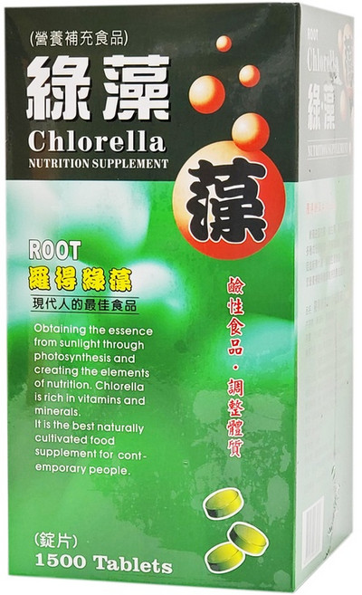 羅得 綠藻錠 1500錠 純素, 1個