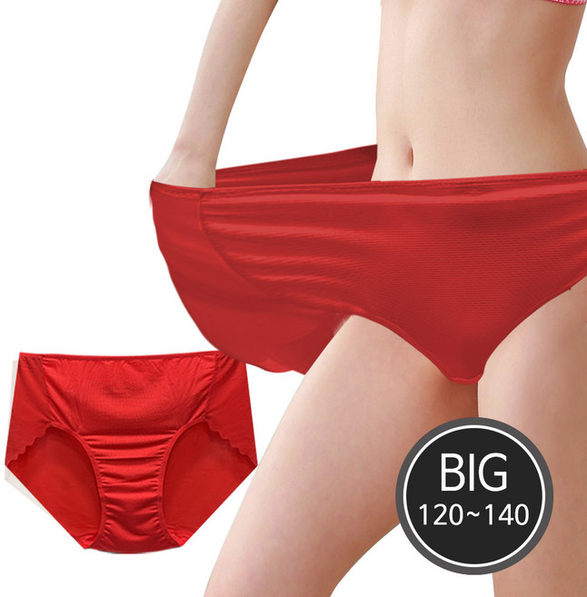 국산 빅사이즈 인견 노라인 여성팬티