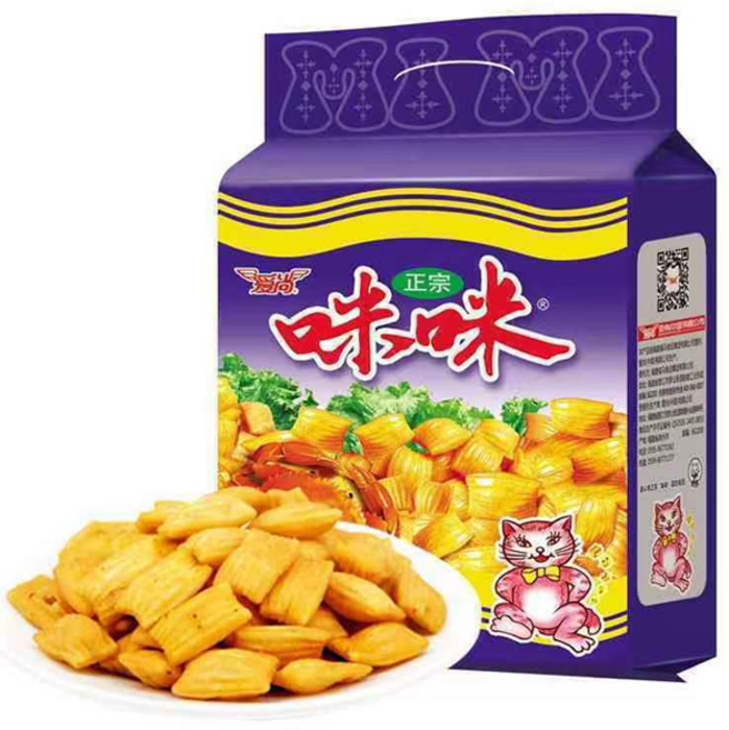 미미샤툐 게맛 튀김과자 바삭한 게살 간식 중국 인기간식, 180g