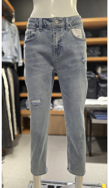 닉스 여성 테이퍼드핏 25 26 27 28 29 30 사이즈 베스트 일상생활 데일리 입기 좋은 힙라인 여유 면 폴리 사방 스판 사계절 청바지 F-NBR-DDB530 ICA