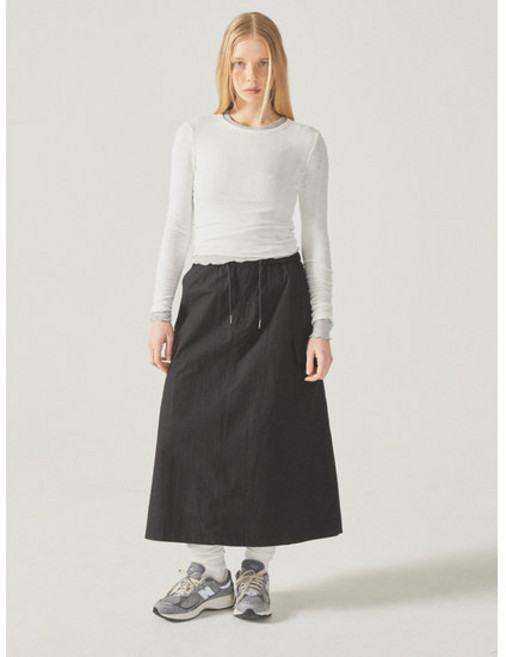 후아유 여성 Nylon Cotton Cargo Long Skirt WHWHF2552F 1308866