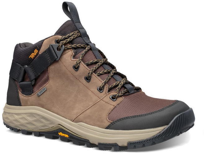 【TEVA】原廠貨 男 Grandview GTX高筒防水黃金大底郊山鞋/登山鞋 巧克力色TV1106804CCHP
