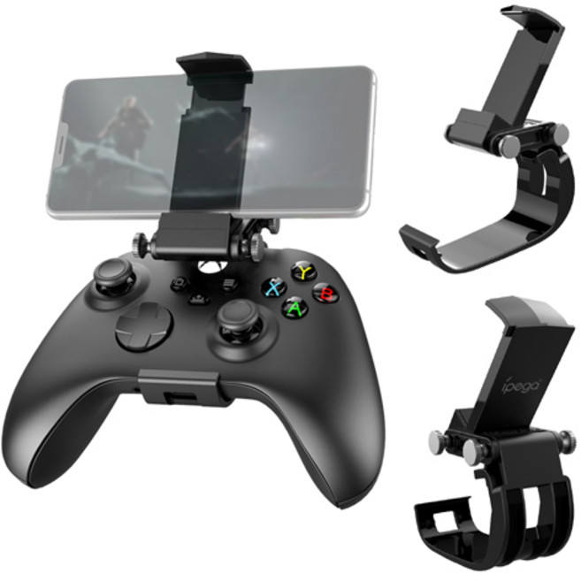 엑스박스 엘리트 액시엑 엑박원 패드 스마트폰 휴대폰 거치대 액박패드 그립 마운트 모바일 홀더 클립, 1개, 엘리트 게임패드 수납파우치 XBOX용