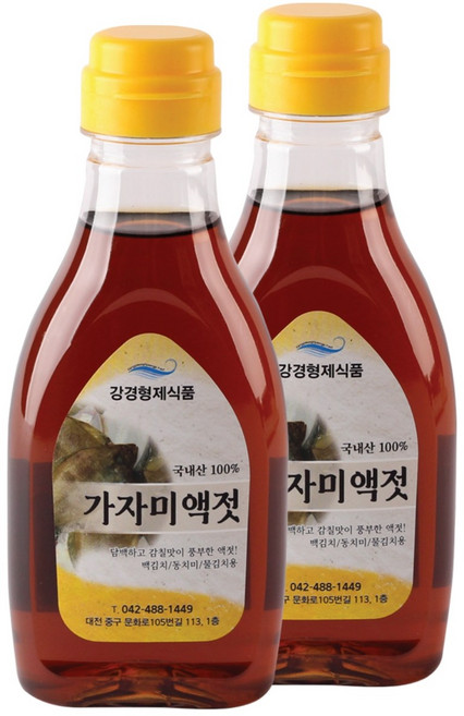 강경형제식품 국내산 가자미액젓, 1개, 300g
