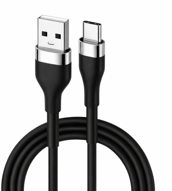 minh 아이폰 케이블 호환 파스텔 C타입-아이폰8핀 PD 고속충전 케이, 1개, 블랙, 1m