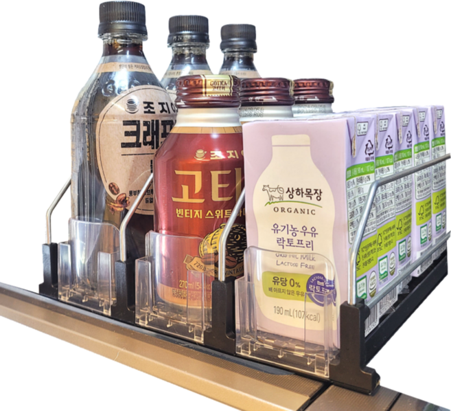 루미에르 냉장고정리 음료수 맥주 캔 정리 디스펜서 트레이