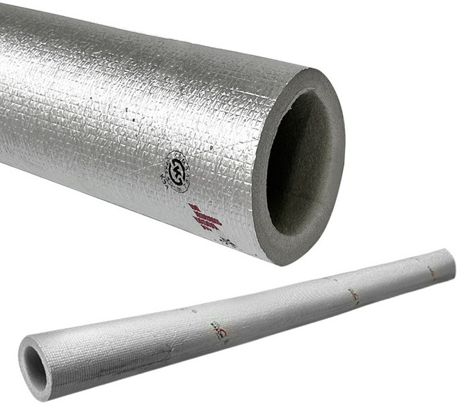 국산 동파방지 보온커버 배관 은박 단열재 두께 2cm 길이 2M 규격 100A, 1개