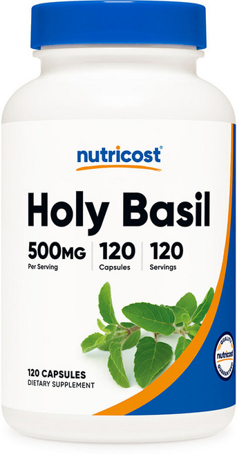 뉴트리코스트 홀리 바질 500mg 120캡슐, 1개, 120정