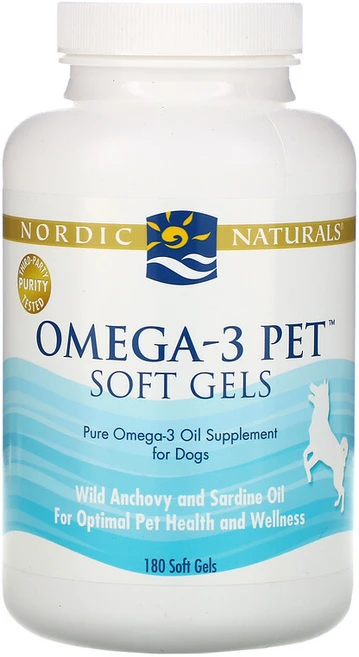 노르딕내추럴스 오메가-3 펫 180 소프트젤, 180정, 1개 - 쿠팡
