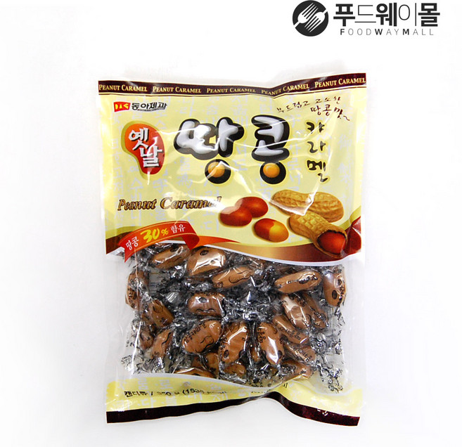 동아제과 옛날 땅콩카라멜캔디 350g, 1개