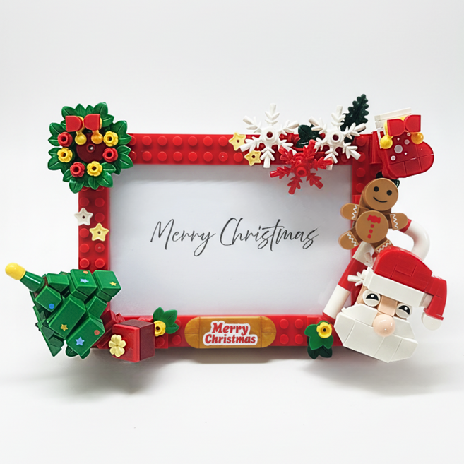 루미오 레고호환 블럭 인테리어 액자 DIY 나노블럭 스탠드형, 1개, 크리스마스