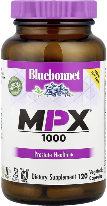 블루본넷뉴트리션 MPX 1000 프로스테이트 써포트 베지캡슐 120정, 4개 - 쿠팡