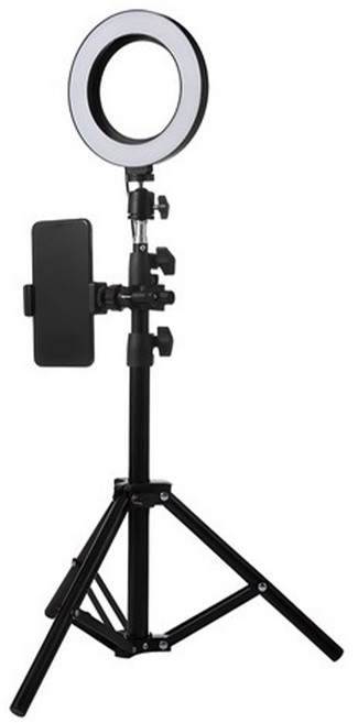 비상 탁상용 링라이트 + 삼각대 세트, 1개, TR-40RLK