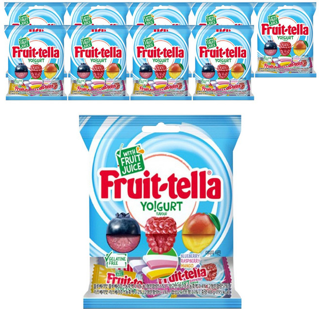 후르트텔라 요거트, 48g, 10개