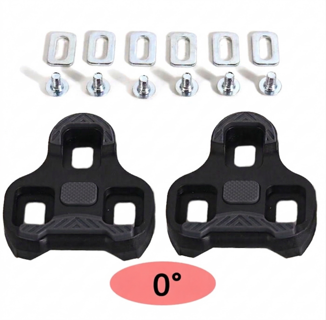 [RCM] 룩케오 호환용 자전거 클릿 [좌우한조 0도 4.5도 택일] - LOOK KEO 클릿, 1세트, 블랙[0도 좌우]