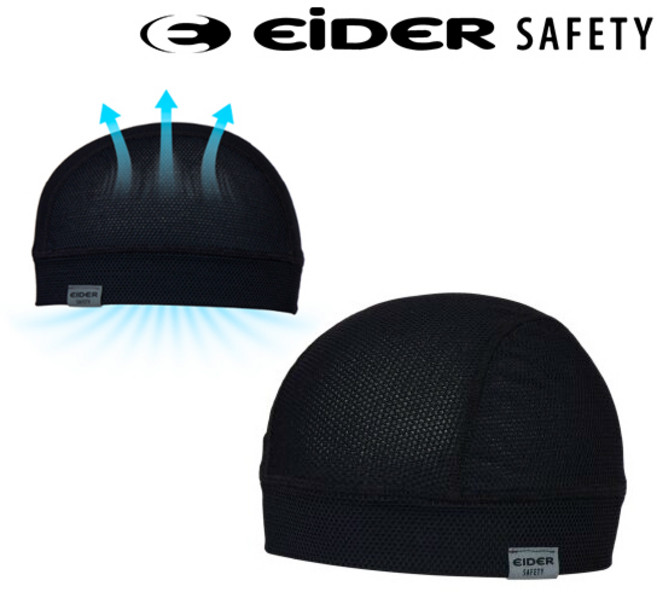 쿨링 메쉬 비니 두건 안전모 헬멧 이너 비니 HUS26C01, 1개, BLACK