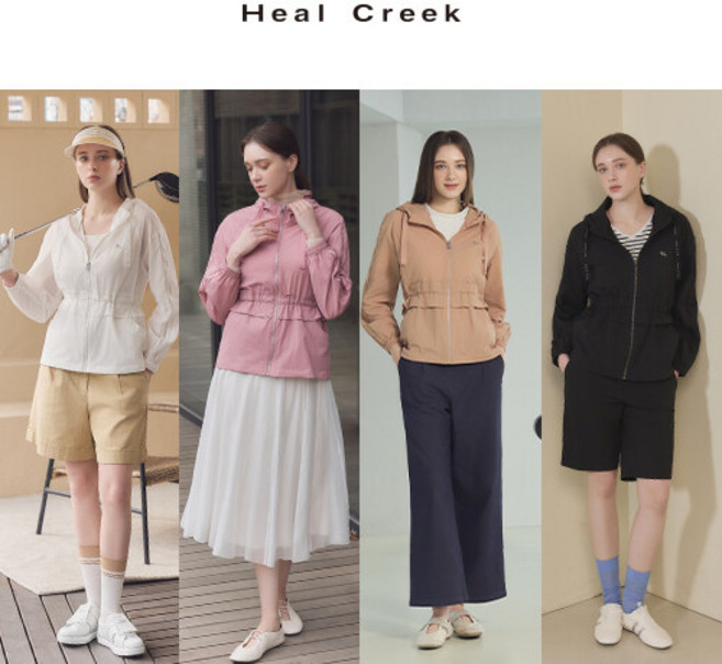 힐크릭 26SS 여성 썸머 시어 자켓